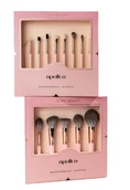 Pędzle do makijażu - Boho Beauty x Apollca Zestaw 14 Pędzli do Makijażu Twarzy i Oczu - miniaturka - grafika 1