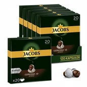 Kawa w kapsułkach i saszetkach - Kapsułki do Nespresso Jacobs Espresso 10 Intenso 120 szt. - miniaturka - grafika 1