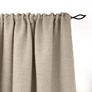Zasłona BOUCLE BC2074 | kremowy 140 x 300 cm - Zasłony - miniaturka - grafika 1