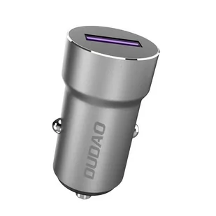 Dudao Dudao szybka ładowarka samochodowa USB do gniazda zapalniczki 5 A 22,5 W Quick Charge 3.0 VOOC szary (R4Pro Upgrade gray) R4Pro gray - Ładowarki samochodowe - miniaturka - grafika 1