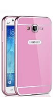 Etui i futerały do telefonów - Bumper Alu Samsung Galaxy J5 (2016)  Różowy - miniaturka - grafika 1