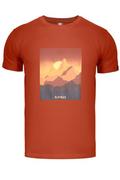 Koszulki sportowe męskie - Koszulka męska T-shirt Alpinus Drefekal pomarańczowy - miniaturka - grafika 1