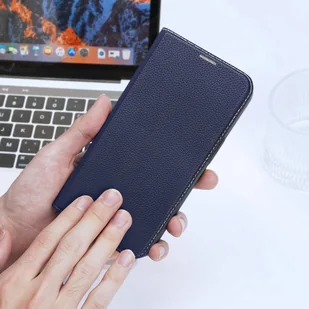 Dux Ducis Skin X2 etui do iPhone 14 Pro pokrowiec z magnetyczną klapką niebieski - Etui i futerały do telefonów - miniaturka - grafika 7