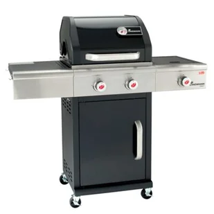 Landmann Grill gazowy Triton PTS 2.1 czarny z palnikiem bocznym 12913 - Grille gazowe - miniaturka - grafika 1