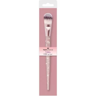 Top Choice Pędzel do podkładu i korektora GLITTER (37412) 1szt 6537412 - Pędzle do makijażu - miniaturka - grafika 1