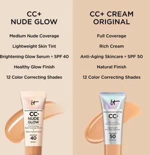 IT Cosmetics CC+ Nude Glow SPF 40 Neutral Tan (32ml) - Kremy CC - miniaturka - grafika 6