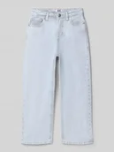 Spodnie i spodenki dla chłopców - Jeansy o kroju straight fit z 5 kieszeniami model ‘Alex’ - miniaturka - grafika 1