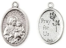 MEDALIK Święty Józef - 2,2cm - Biżuteria religijna - miniaturka - grafika 1