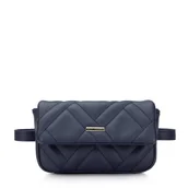 Nerki - Damska torebka nerka geometrycznie pikowana - miniaturka - grafika 1