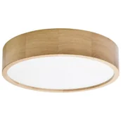 Lampy sufitowe - Euluna Lampa sufitowa Cleo DR375 czujnik, dąb 38 cm - miniaturka - grafika 1