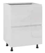 Meble kuchenne - Alba Szafka Dolna Ds-60-2W-1Wew Blum Biały Połysk - miniaturka - grafika 1