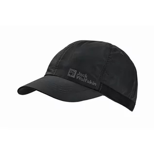 Czapki męskie - Czapka z daszkiem Jack Wolfskin STRAP CAP black - ONE SIZE - grafika 1