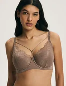 Biustonosze - Biustonosz usztywniany AURORA Esotiq jasny brąz 75E - miniaturka - grafika 1