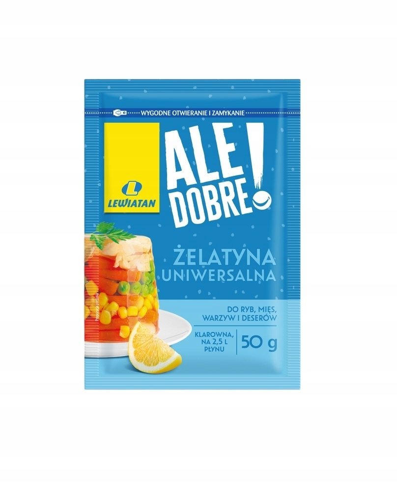 LEWIATAN ALE DOBRE! ŻELATYNA SPOŻYWCZA UNIWERSALNA 50G