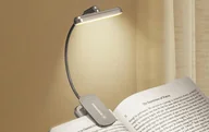 Pozostałe akcesoria do telefonów - Lampka bezprzewodowa Glocusent obrotowa, USB-C 1000mAh (srebrna) - miniaturka - grafika 1