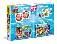 Puzzle - Clementoni SUPER KIT PUZZLE 2x30 + MEMO + DOMINO MICKEY AND THE ROADSTER RACERS - miniaturka - grafika 1