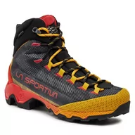 Buty trekkingowe męskie - Trekkingi La Sportiva Aequilibrium Hike Gtx GORE-TEX 44D900100 Carbon/Yellow - miniaturka - grafika 1