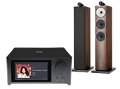 Zestawy stereo - NAD C 700 V2 (czarny) + 703 S3 (mokka) - miniaturka - grafika 1