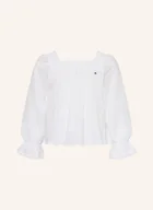 Bluzki damskie - Tommy Hilfiger Bluzka weiss - miniaturka - grafika 1
