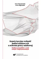 Filozofia i socjologia - Konstytucyjna wolność badań naukowych a ochrona.. - miniaturka - grafika 1