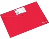 Szkolne artykuły papiernicze - Titanum Teczka Koperta A4 Czerwona - miniaturka - grafika 1