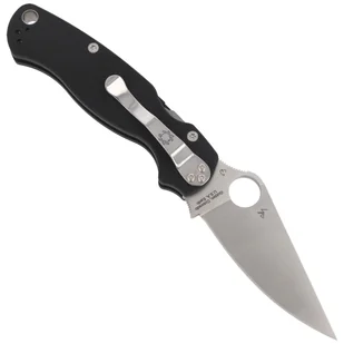 Nóż składany Spyderco Para Military 2 G-10 Black Plain (C81GP2) - Noże - miniaturka - grafika 3