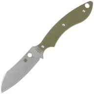 Noże - Nóż Spyderco Stok Drop Point Olive Drab G10, Satin 8Cr13MoV by Sjoerd Stok (FB50GOD) - miniaturka - grafika 1