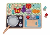 Zabawki AGD - Drewniany zestaw kuchenny – Mały Szef Kuchni - miniaturka - grafika 1