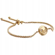 Bransoletki - Bransoletka Zodiakalna Strzelec - złoty kolor, regulowana - miniaturka - grafika 1