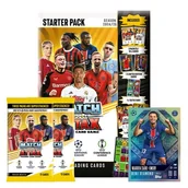 Czasopisma - Champions League UEFA Match Attax Topps TCG Zestaw Startowy z Kartami - miniaturka - grafika 1
