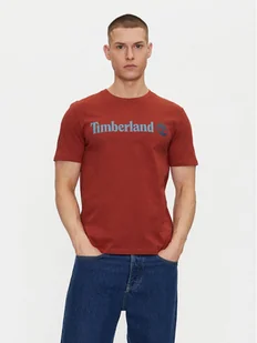 Timberland T-Shirt TB0A5UPQ Czerwony Regular Fit - Koszulki męskie - miniaturka - grafika 1