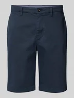 Spodenki męskie - Szorty o kroju regular fit z fakturowanym wzorem model ‘HARLEM’ - miniaturka - grafika 1