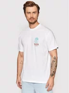 Koszulki męskie - Vans T-Shirt Strange Blossoms VN0A7PKJ Biały Regular Fit - miniaturka - grafika 1