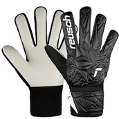 Piłka nożna - Rękawice Reusch Attrakt Starter Solid Junior 54 72 514 7700 czarny 7,5 - miniaturka - grafika 1