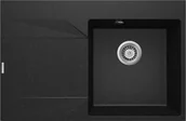 Zlewozmywaki - Deante Zlewozmywak granitowy 1-komorowy Evora grafit ZQJ_211L - miniaturka - grafika 1
