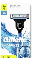 Maszynki do golenia i wkłady - GILLETE MACH3 START + Wkłady nożyki ostrza 2szt ORYGINAŁ - miniaturka - grafika 1