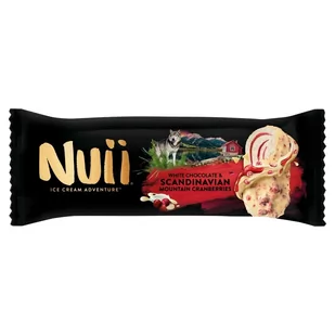 Nuii Lody z serem mascarpone w białej czekoladzie ze skandynawską czerwoną borówką 90 ml - Lody i desery lodowe - miniaturka - grafika 1