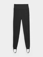 Legginsy - 4F, Legginsy do jogi damskie, 4FSS23TFTIF045-20S, czarny, rozmiar S - miniaturka - grafika 1