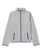 Kurtki i płaszcze dla dziewczynek - Playshoes Dziewczęca kurtka polarowa, szary (szary/melange 37)., 128 cm - miniaturka - grafika 1