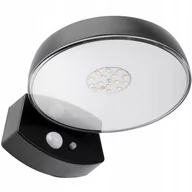 Lampy ogrodowe - Kinkiet Ogrodowy Elewacyjny LED Lampa Solarna Oprawa z Czujnikiem Ruchu i Zmierzchu 4000K IP65 - miniaturka - grafika 1