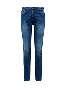 Blend BHJet Fit Jogg Fit Jogg - NOOS męskie spodnie jeansowe Denim Slim Fit, Denim Middle Blue (76201), 33W / 32L - Spodenki męskie - miniaturka - grafika 1