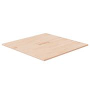 Blaty meblowe i parapety okienne - Kwadratowy blat do stolika, 70x70x1,5 cm, surowe drewno dębowe - miniaturka - grafika 1