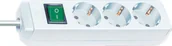Listwy zasilające - Listwa zasilająca Brennenstuhl Eco-Line 3 gniazda 3 m biała (1152320400) - miniaturka - grafika 1