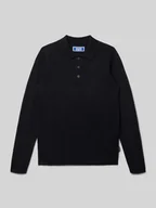 Swetry dla chłopców - Koszulka polo o kroju regular fit z efektem dzianiny model ‘Bradfort’ - miniaturka - grafika 1