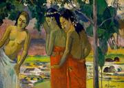 Plakaty - Plakat, Three Tahitian Women, Paul Gauguin, 80x60 cm - miniaturka - grafika 1