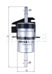 Filtr paliwa Mahle KL 238 - Filtry paliwa - miniaturka - grafika 1