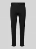 Spodnie męskie - Spodnie materiałowe o skróconym kroju slim fit - miniaturka - grafika 1