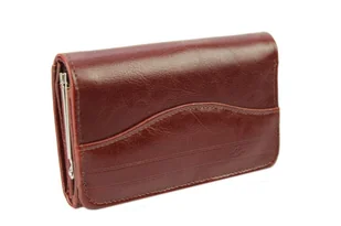 Portfel Damski PETERSON Klamra Na Zewnątrz Skóra Włoska Extra PTN 1841 18,5 x 10,5 x 3 [cm] - Portfele - miniaturka - grafika 14