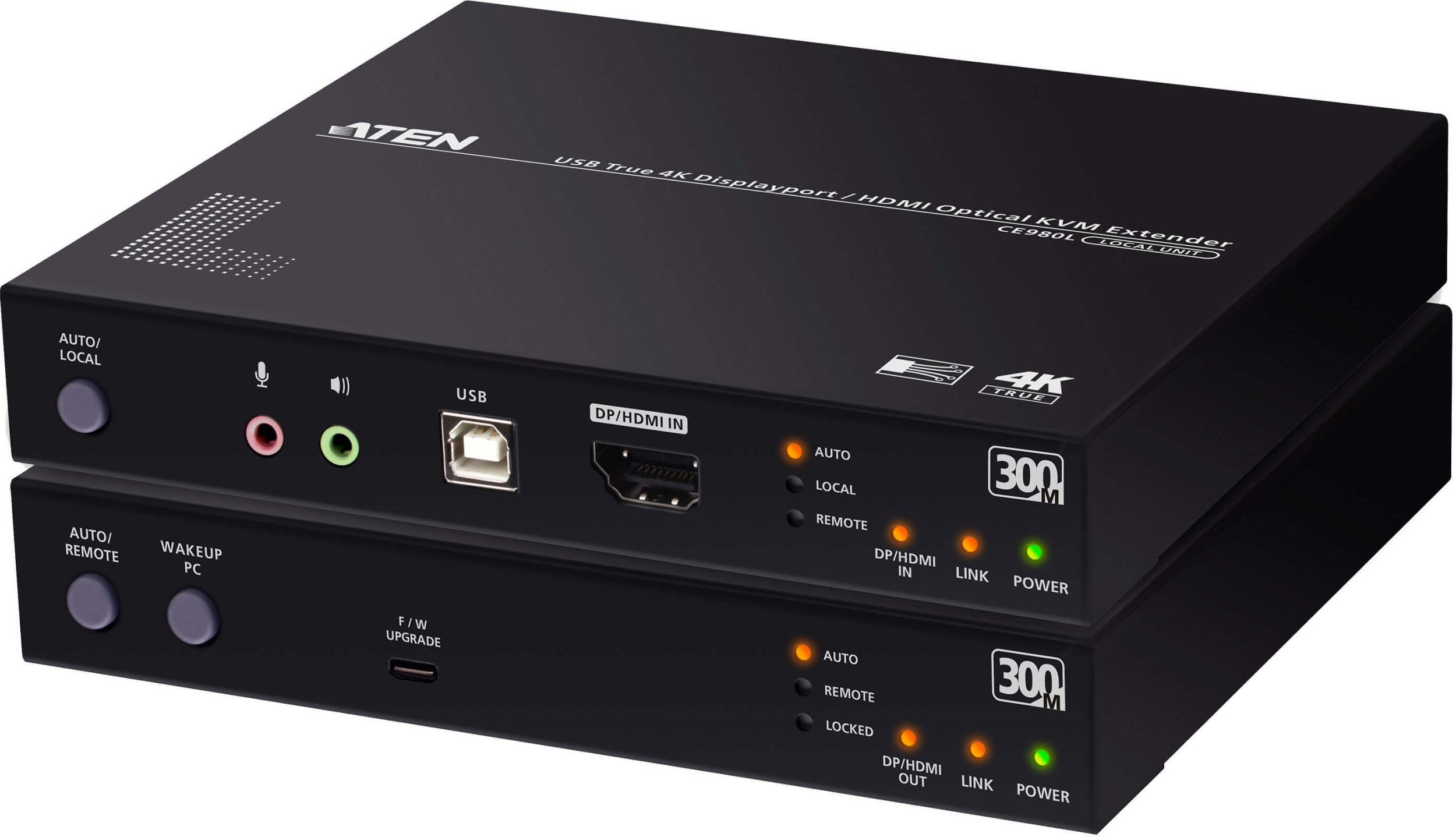 Przełącznik Aten USB True 4K DisplayPort/HDMI CE980-AT-G