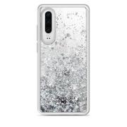Etui i futerały do telefonów - Hama White Diamonds Sparkle Case Huawei P30 Srebrne Gwiazdki - miniaturka - grafika 1